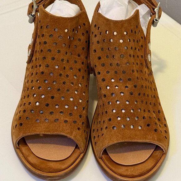 Rag & Bone Brown Suede Sandal - Medium Heel - Size 8.5 - Picture 2 of 3